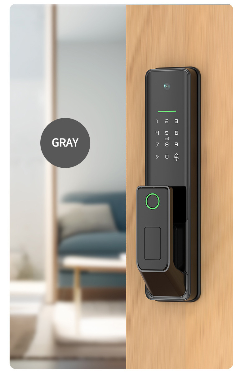 Cheap Price Smart Door Lock WIFI Tuya Ttlock APP Remote Control Fingerprint Digital Keypad NFC Code Smart Lock For Hotel