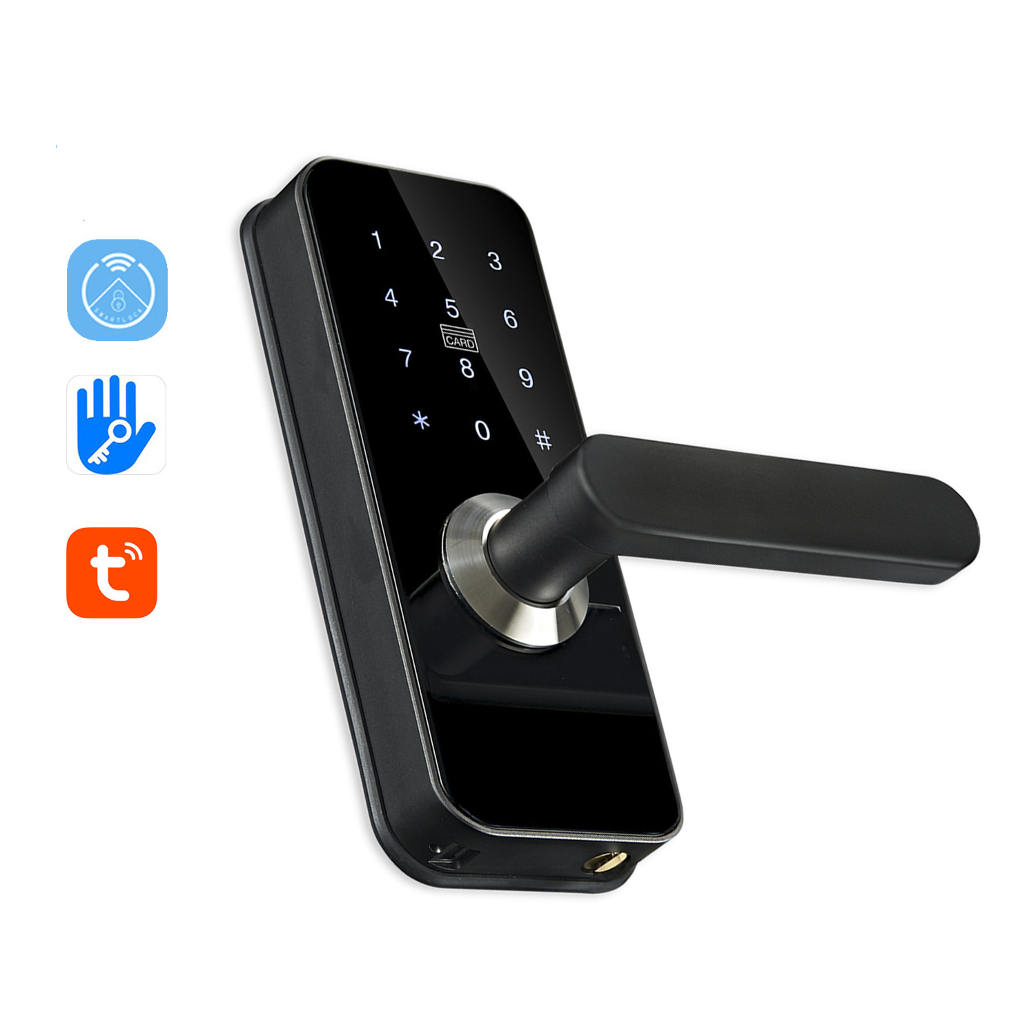 Anti Theft Home Office Weatherproof Outdoor Gate Lock TTlock AA Alkaline APP Electric NFC Digital Door Lock