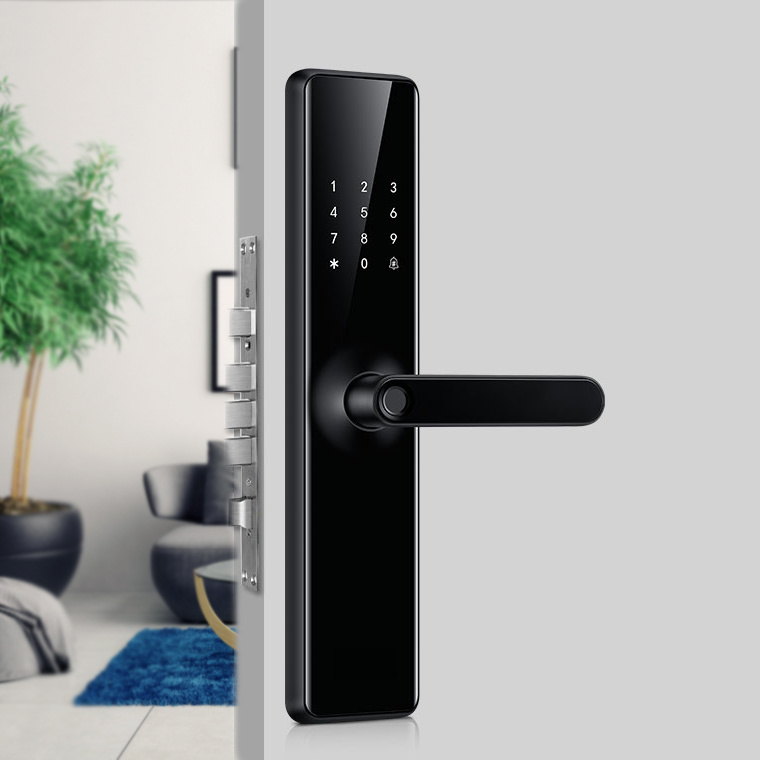 SinovoTEC FM590 Assure Homekit TTLock Tuya Wifi Smart Digital Mortise Combination Electronic Door Handle Locks