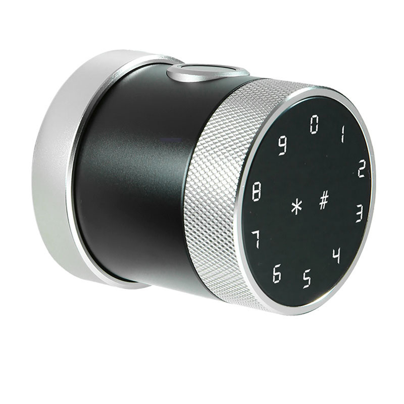 Tuya Smart Door Lock  Biometric Fingerprint Card Code Key Electronic door handle Digital Smart Cylinder lock