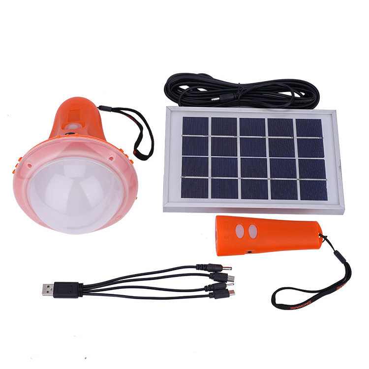 Solar lantern with mobile phone charger and timer