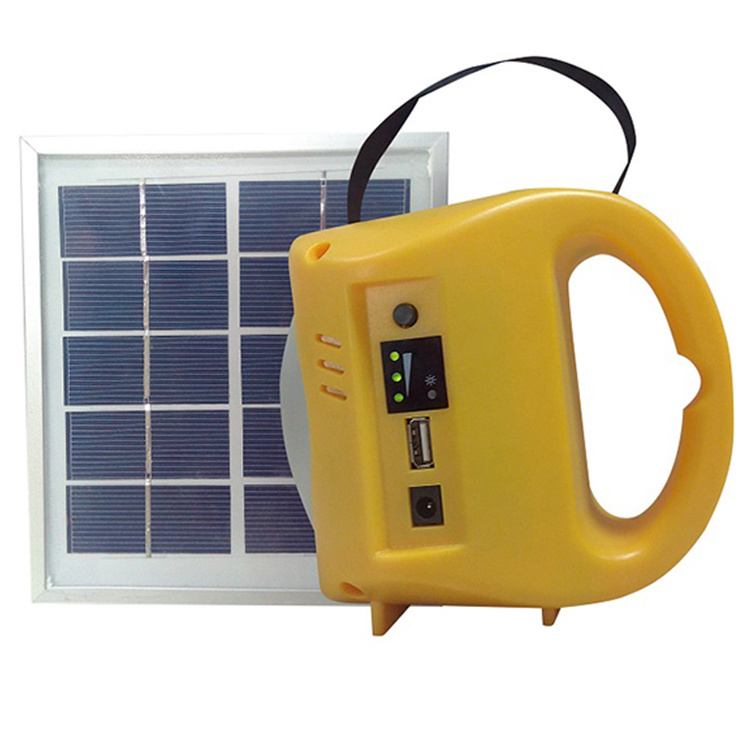 Rechargeable led solar lantern with cell phone charger study lamp