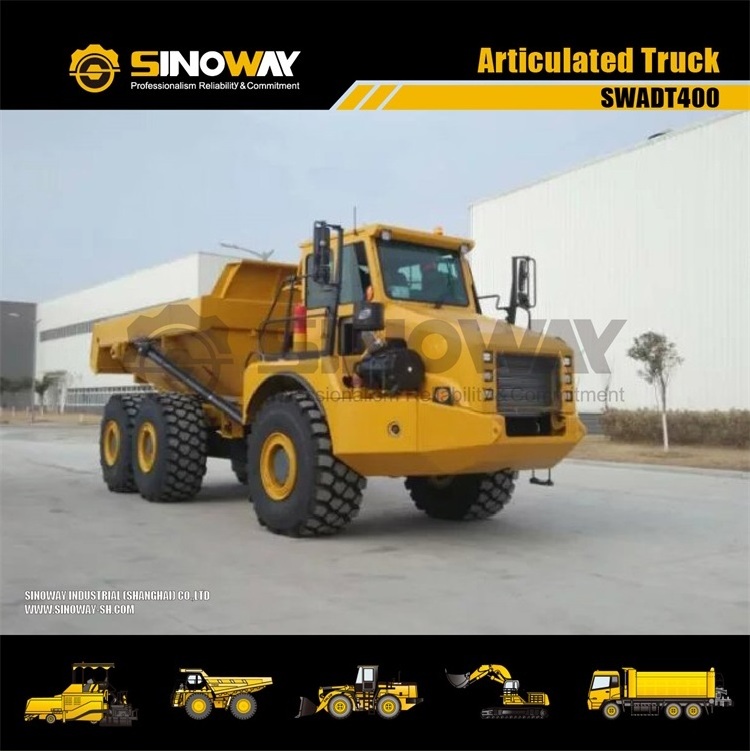 Construction off road trucks 6X6 40 ton articulated mining dump truck for sale