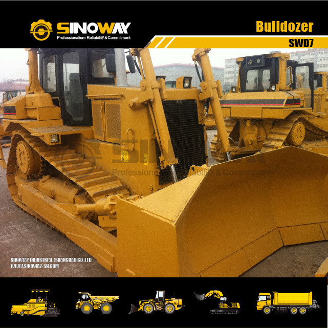 Chinese Supplier 230 HP SWD7 Bulldozers with Winch and Sweeps for Sale