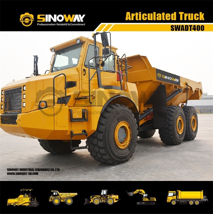 Construction off road trucks 6X6 40 ton articulated mining dump truck for sale