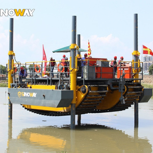 Modular Jack Up Barge Self elevating Pontoon Barge for sale