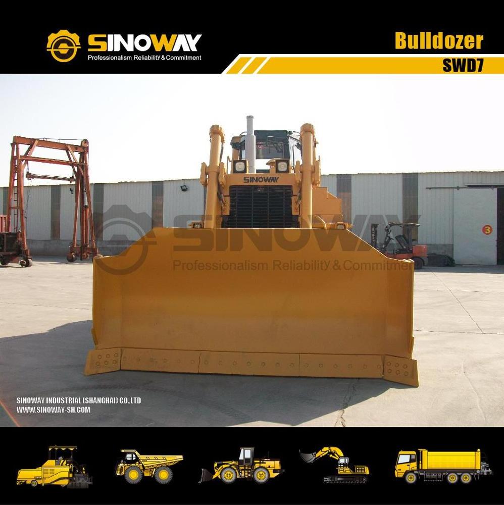 Chinese Supplier 230 HP SWD7 Bulldozers with Winch and Sweeps for Sale