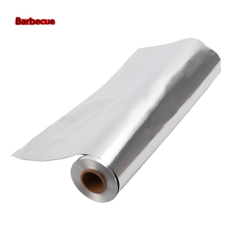 Wholesale Multifunctional Thickened Waterproof and Oilproof Aluminum Foil Roll Paper foil paper 10M For Household