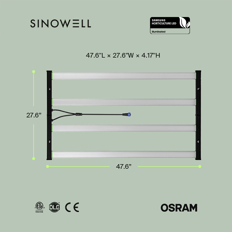 Samsung Official Partner Lm301b RJ Controller Dimmable LED Grow Light Flexstar 430W