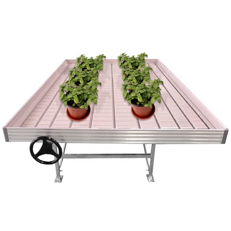 Hydroponic 4X4 4X8 5X12 5X18 Rolling Flood Tables