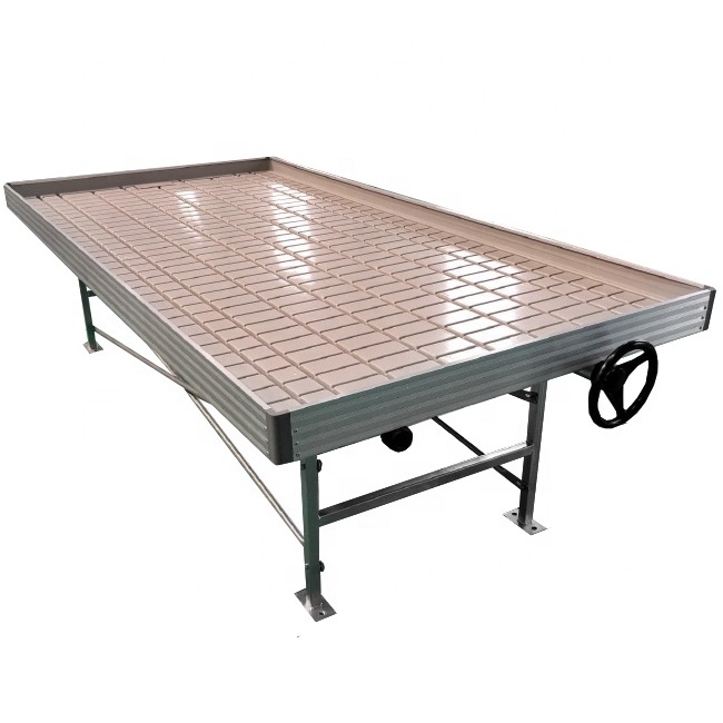 Hydroponic 4X4 4X8 5X12 5X18 Rolling Flood Tables