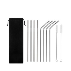 Hot Reusable Drinking Straw Stainless Steel Drinking Straws