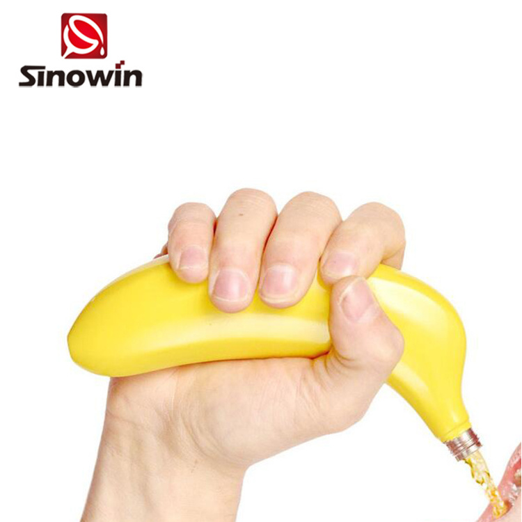 Stylish Banana Shape Design Luxurious and Novelty Hip Flask with Funnel