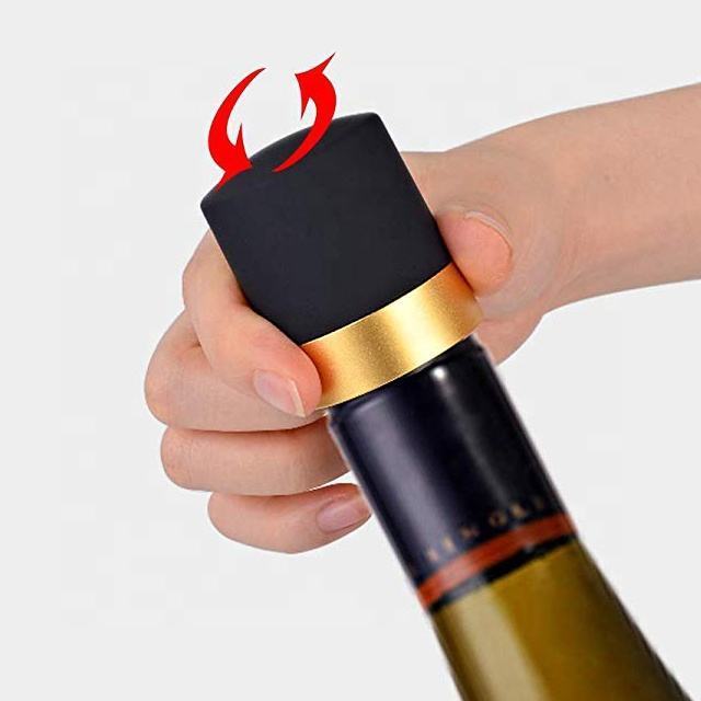 Sinowin Champagne Bottle Stoppers Champagne Saver for Sparkling Wine Stopper Inner Rubber Seal Leakproof Red Wine stoppers