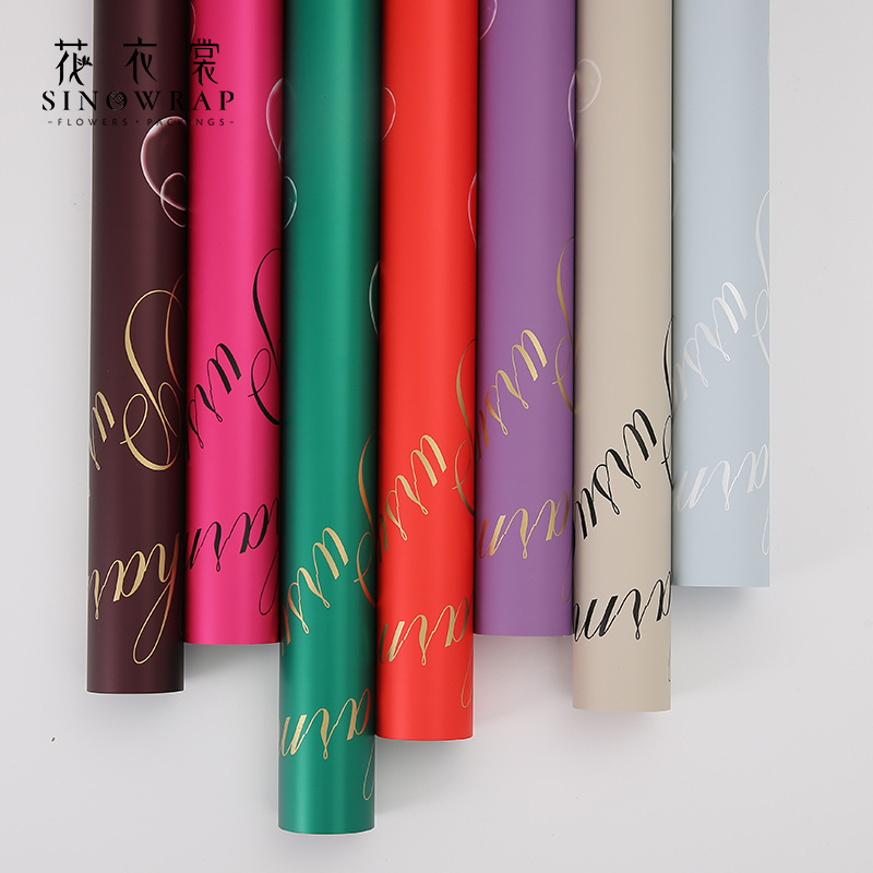 Perfect Quality Environmentally Friendly Luxury Modern Style Water Proofing Flower Wrapping Paper