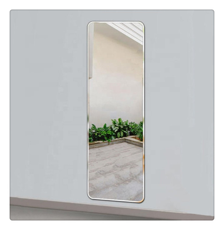 customized 3mm- 8mm silver Mirror glass for bedroom wardrobe furniture wall mounted decorative bath  mirror