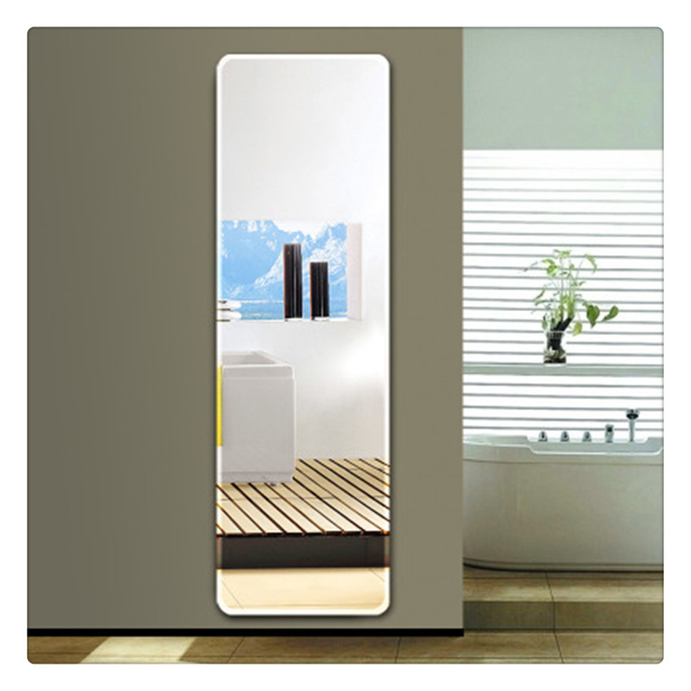 50*150cm The Better Bevel Frameless Rectangle Wall aluminum mounted Mirror Full Length Mirror