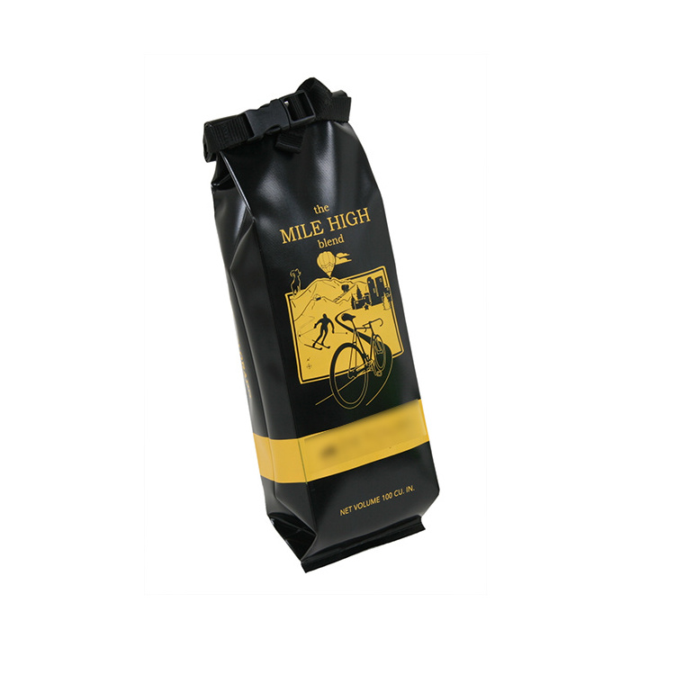 Custom Printed Zip lock Stand Up Coffee Bags Laminated Material With One-way valve