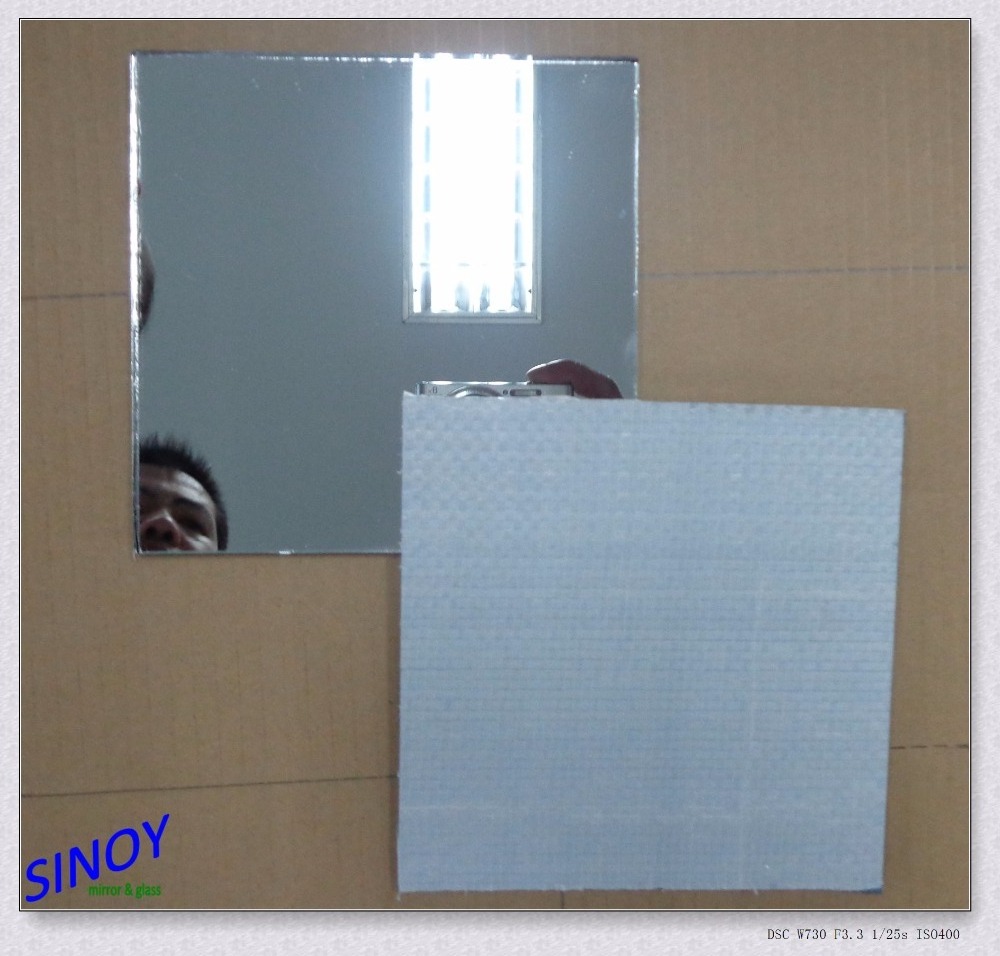 4mm-6mm Unbreakable Safety Backed Dance Studio Mirror , Decorative Wall Mirrors