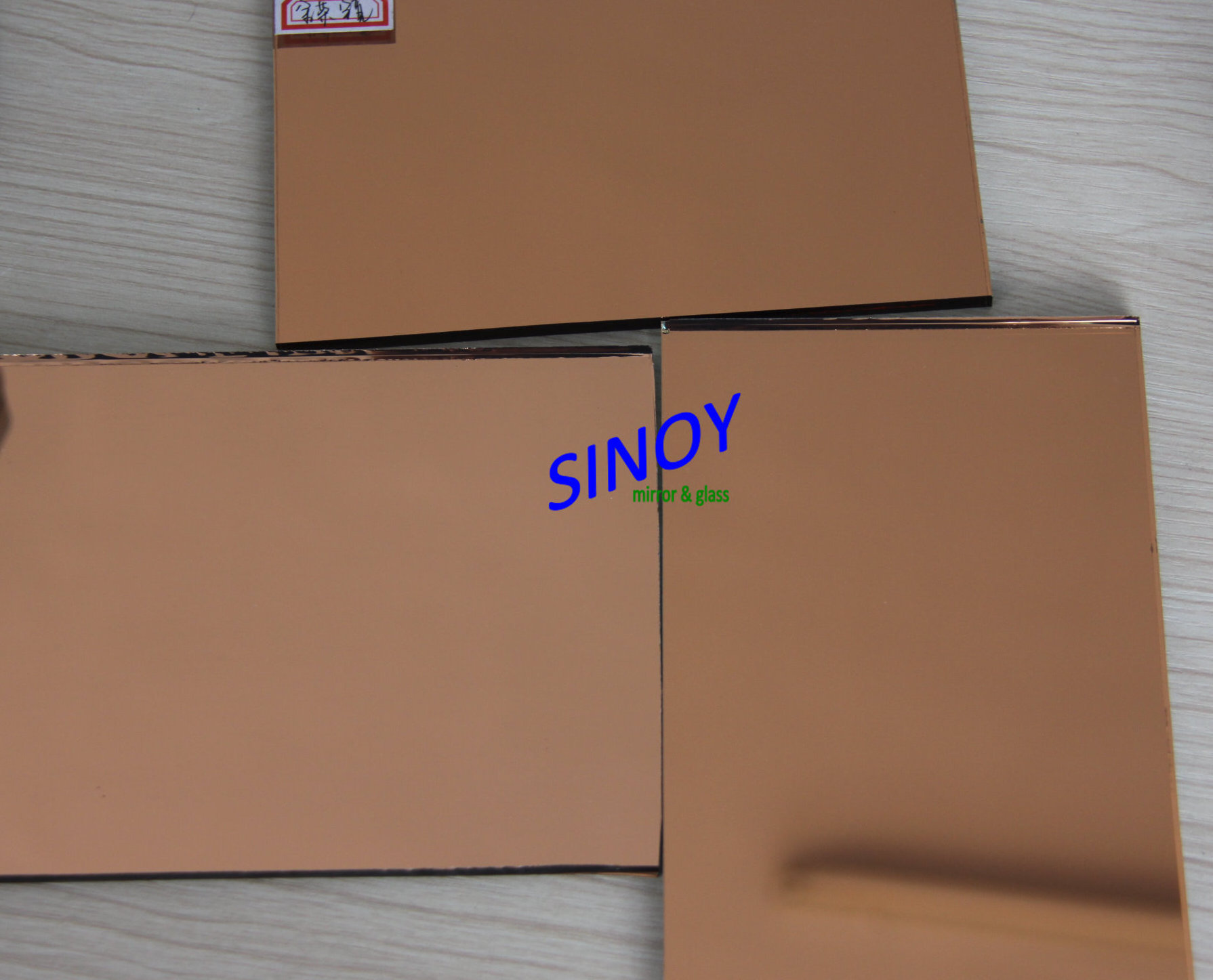 4mm 5mm 6mm thick silver coated Euro Bronze Gold bronze tinted mirror glass, bronze mirror for sliding door mirror