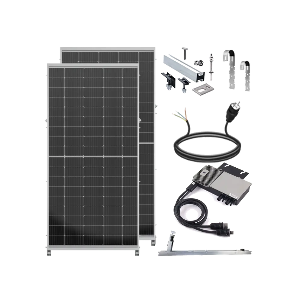 solar balcony balkonkraftwerk 600w balconi power plant