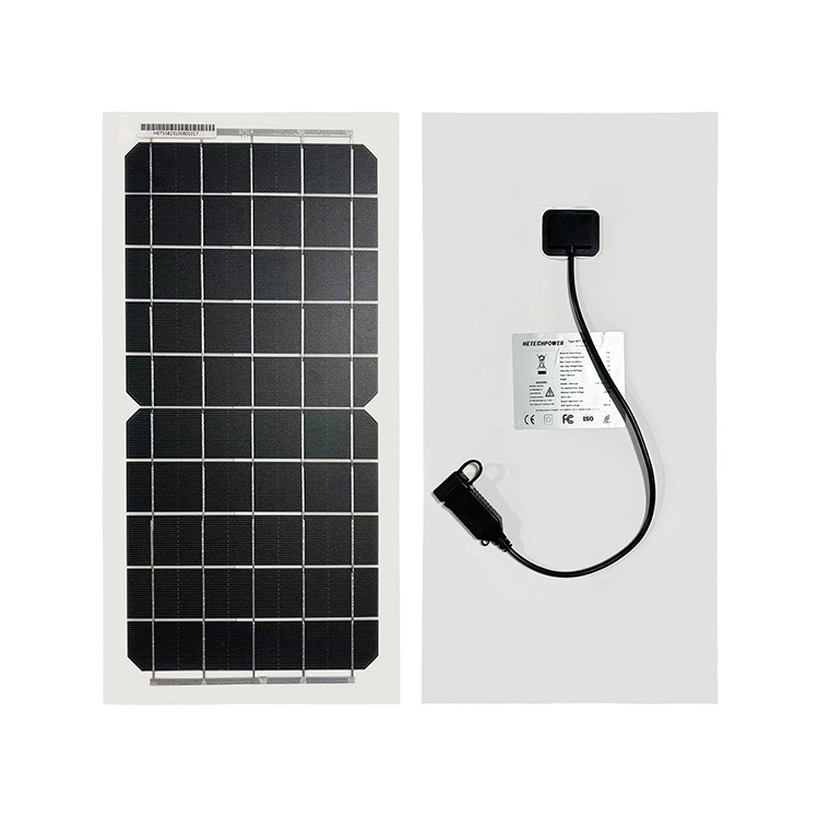 mono 10 watt 5V semi flexible solar panel USB 1 to 10 ports optional