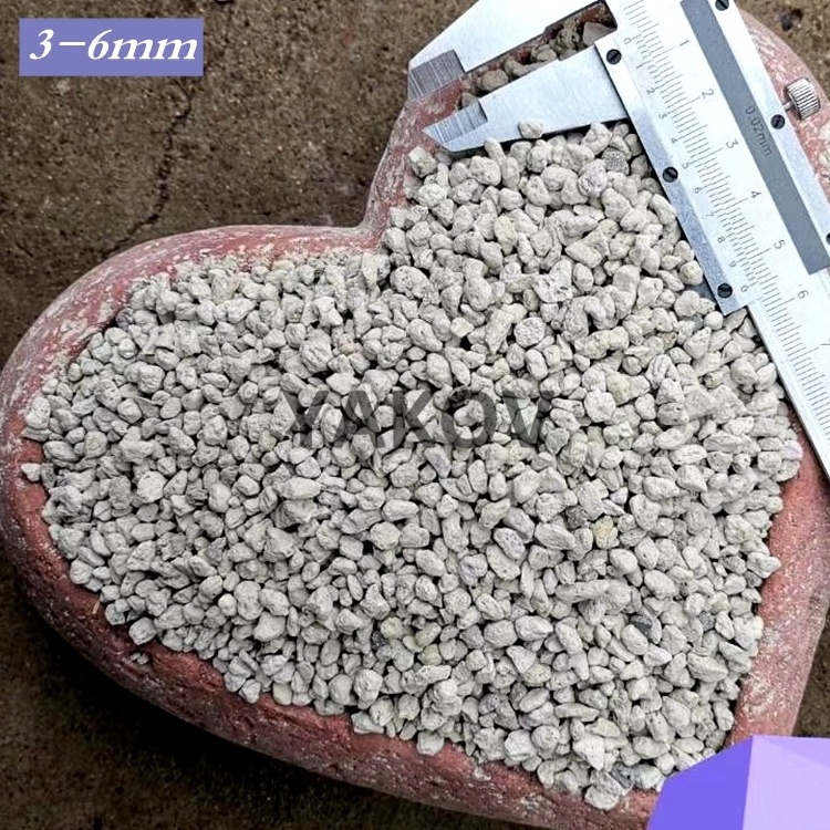 natural white lava volcanic pumice stone particles for horticulture