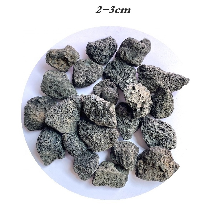 factory price natural landscaping black lava pumice stone