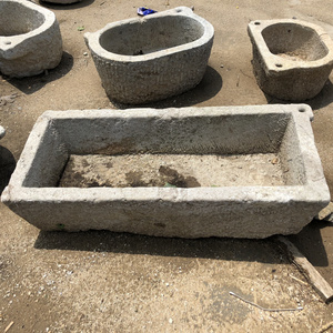 Garden decoration Reclaimed old stone troughs