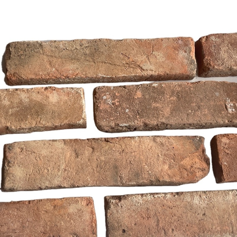 FOB Qingdao China price size 240*55*20-23mm Wall building decorative  Old  Reclaimed clay bricks tile