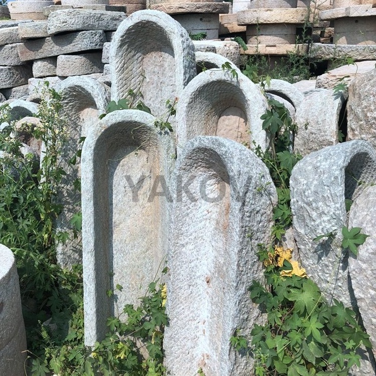 reclaimed antique old arc stone pig water troughs