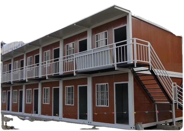 Anti Rust Steel Frame Modular Duplex Container House Cheap Container House Modular Apartment Building