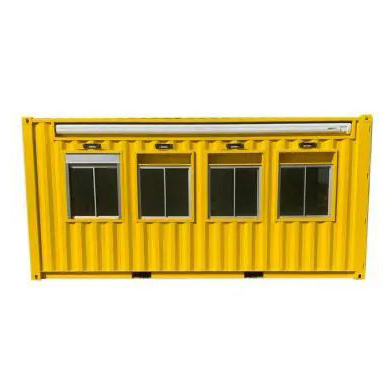 Prefab 20Ft Shipping Container Coffee Shop Fast Food Kiosk Booth Shipping Container Bar Cafe Coffee Container Shop