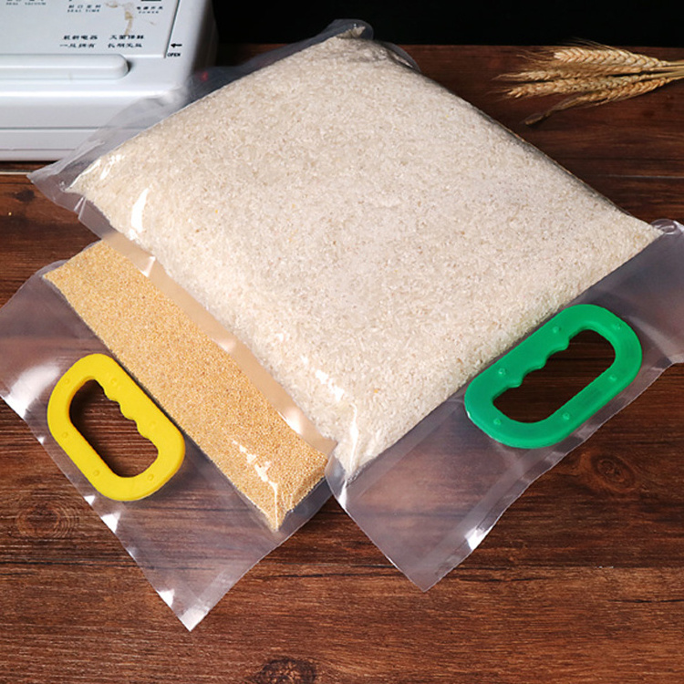 Recyclable Custom Print Empty Rice Packaging Sack 5Kg 10Kg 25Kg Bag 50 Kg With Logo Laminated rice package bag