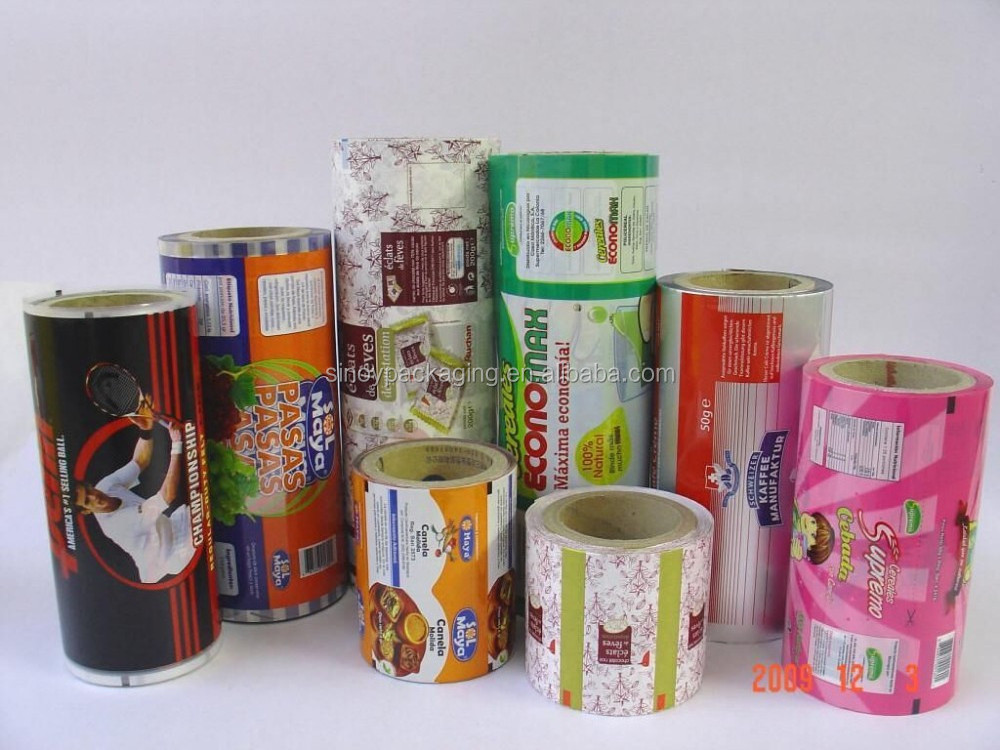 Packaging Film Roll Laminated Material Stock Flexible Ldpe Plastic for Flexible Food Packaging