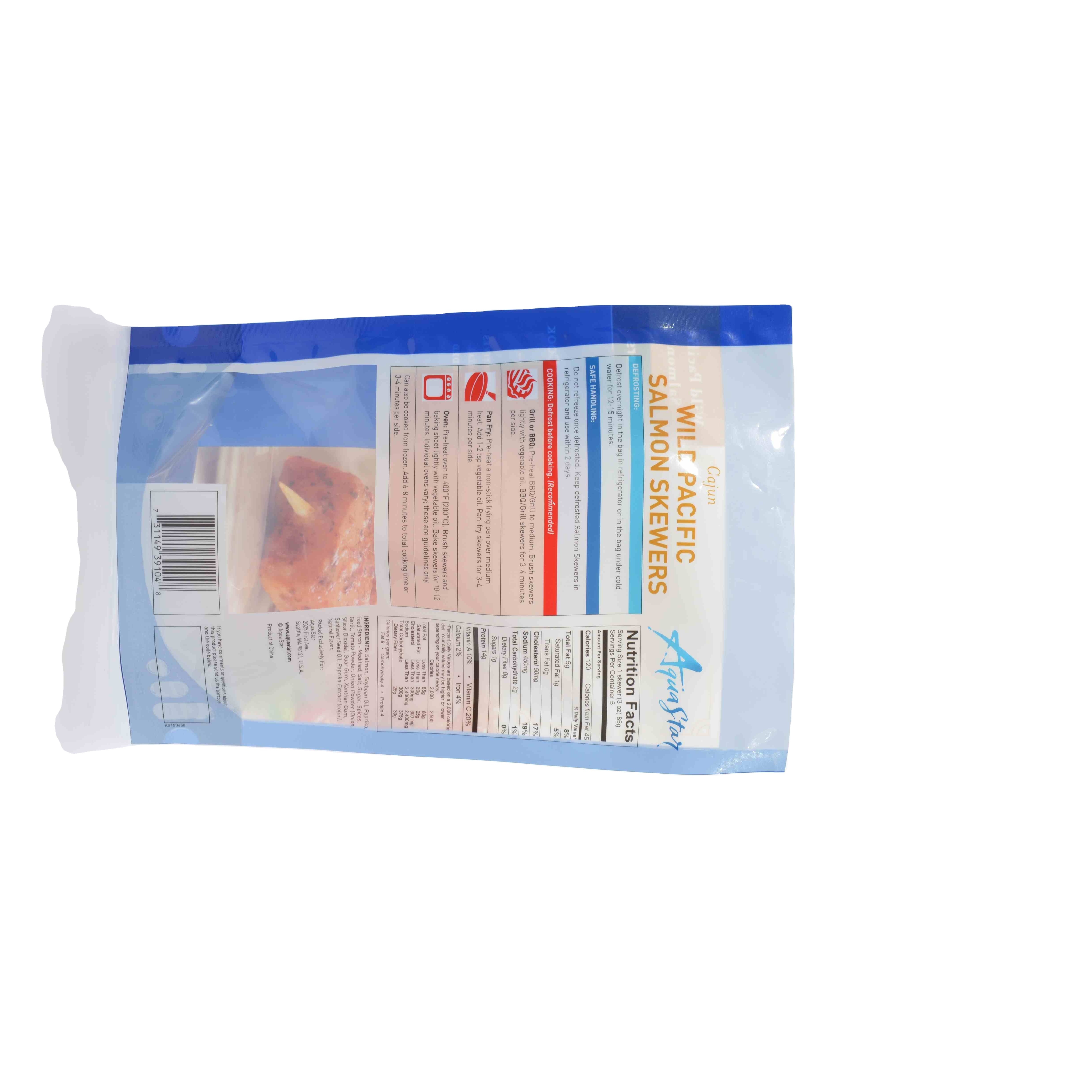 dried seafood packaging bag with matte window/Shrimp frozen vacuum bag