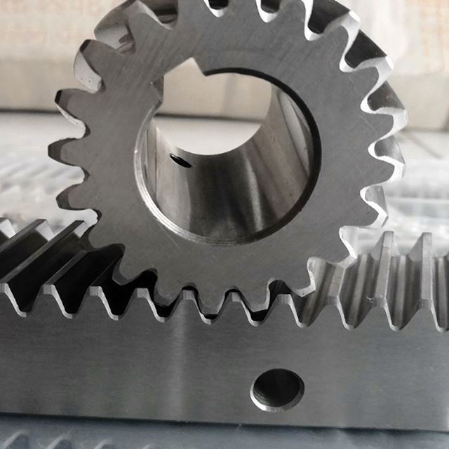 Industry Teeth Hardened sliding gate Spur Gear rack and pinion