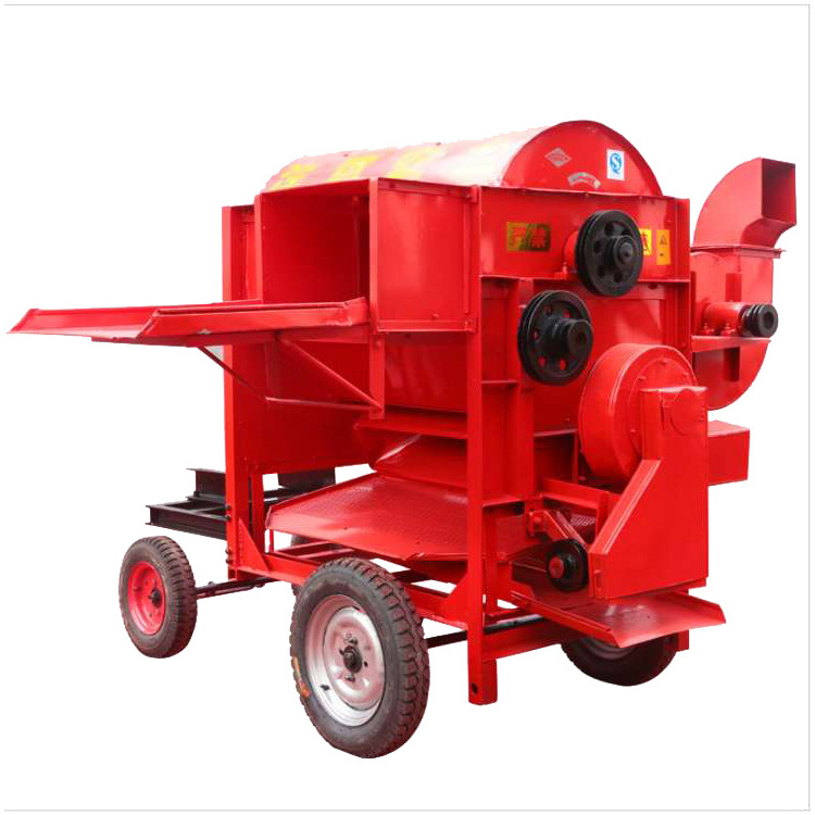 High efficiency small grain soybean wheat thresher machine