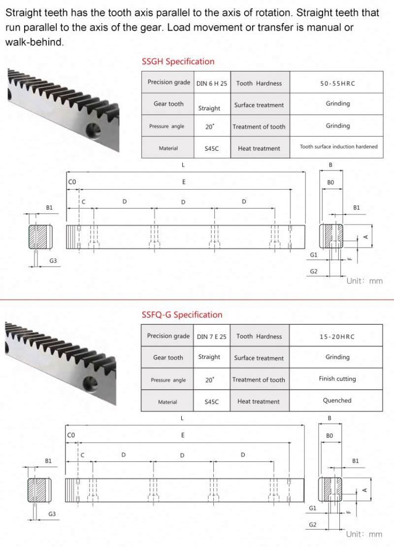 Go kart steel material Gear Rack and Pinion curved gear rack for elevator