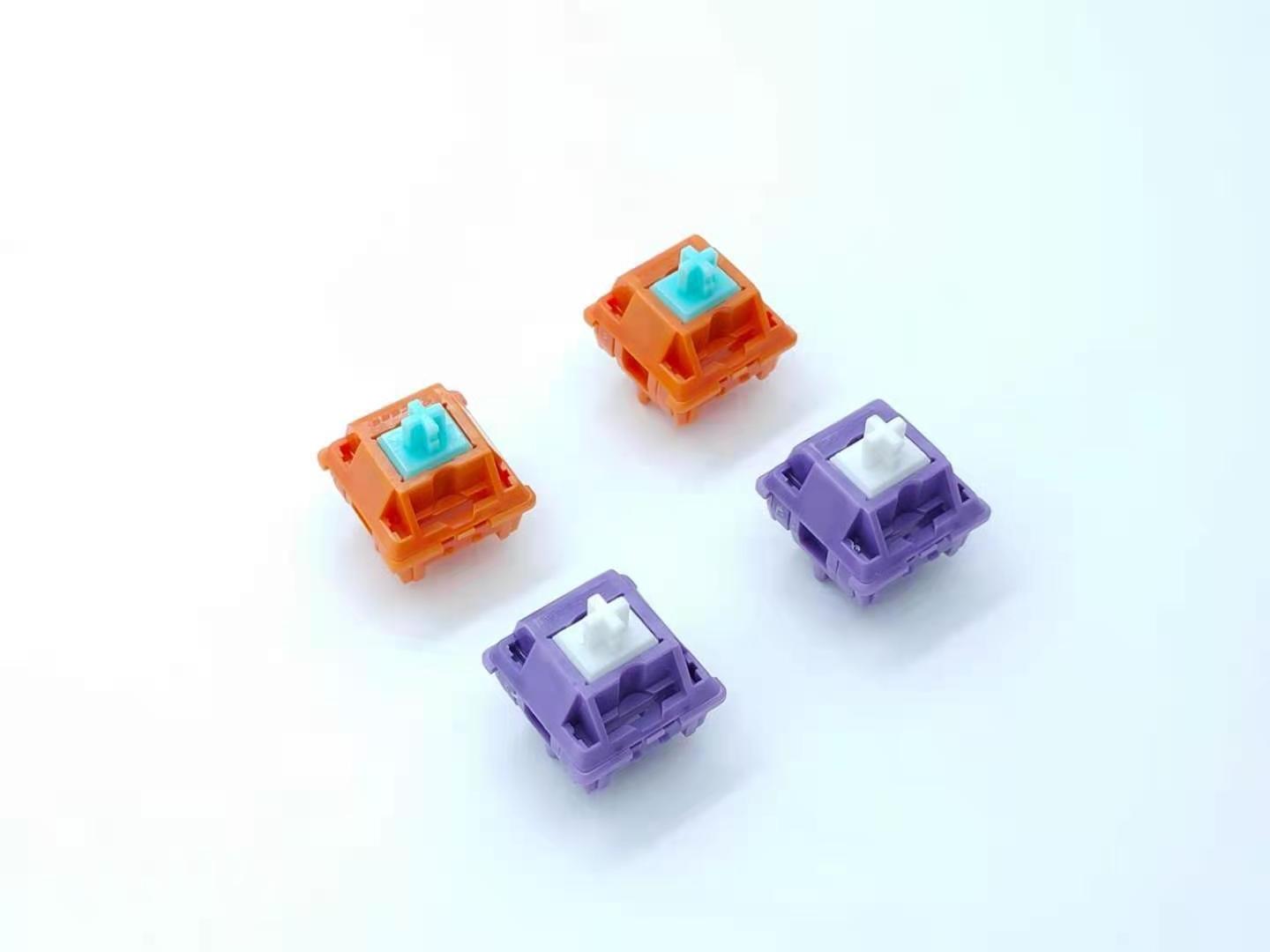 Tecsee Carrot Switch PME Housing POM Linear Stem Standard Spring 68g Keyboard Switches