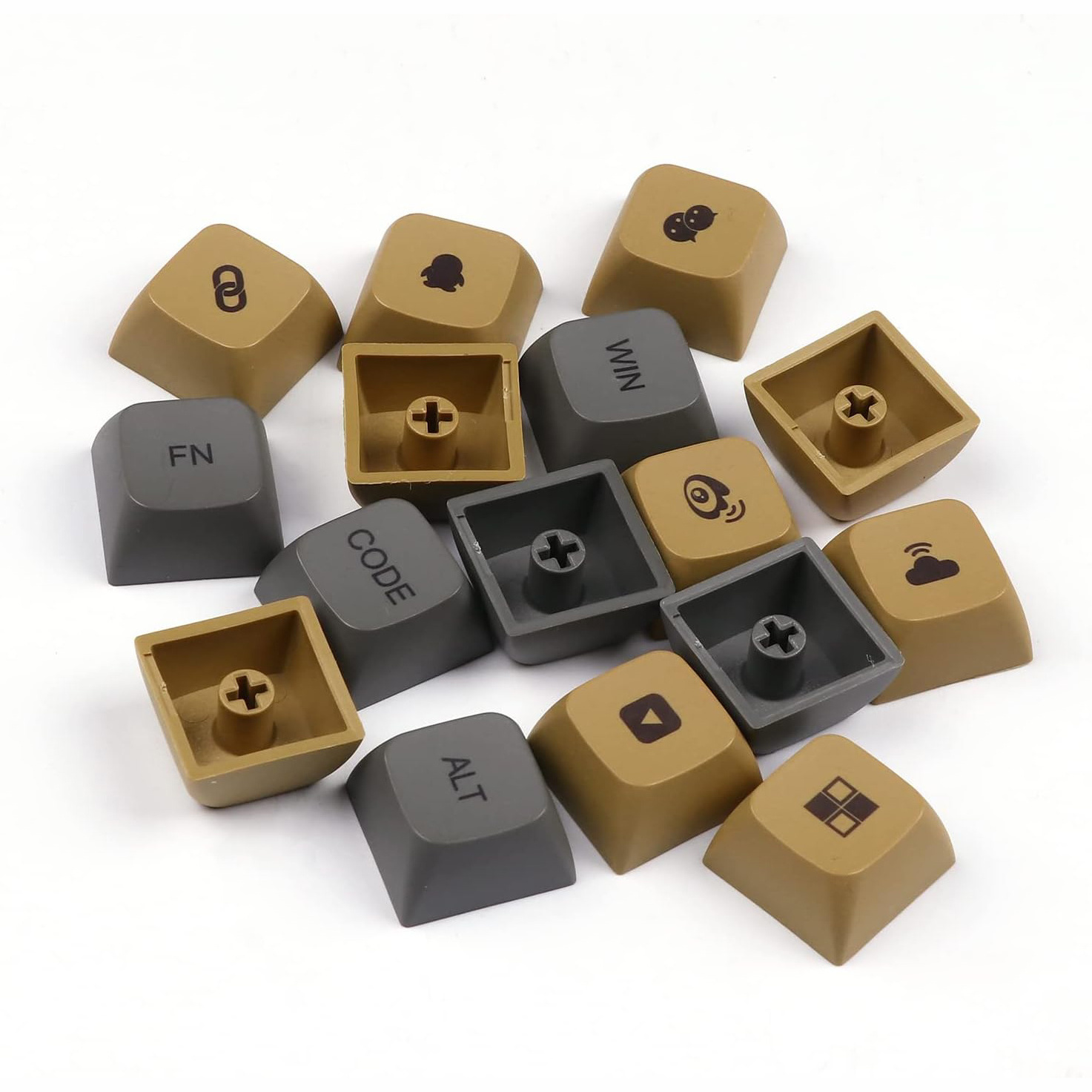 Hot Sale 130 Keys Full Set Double Shot Keycap PBT Pudding Keycap Of Mechanic Keyboard