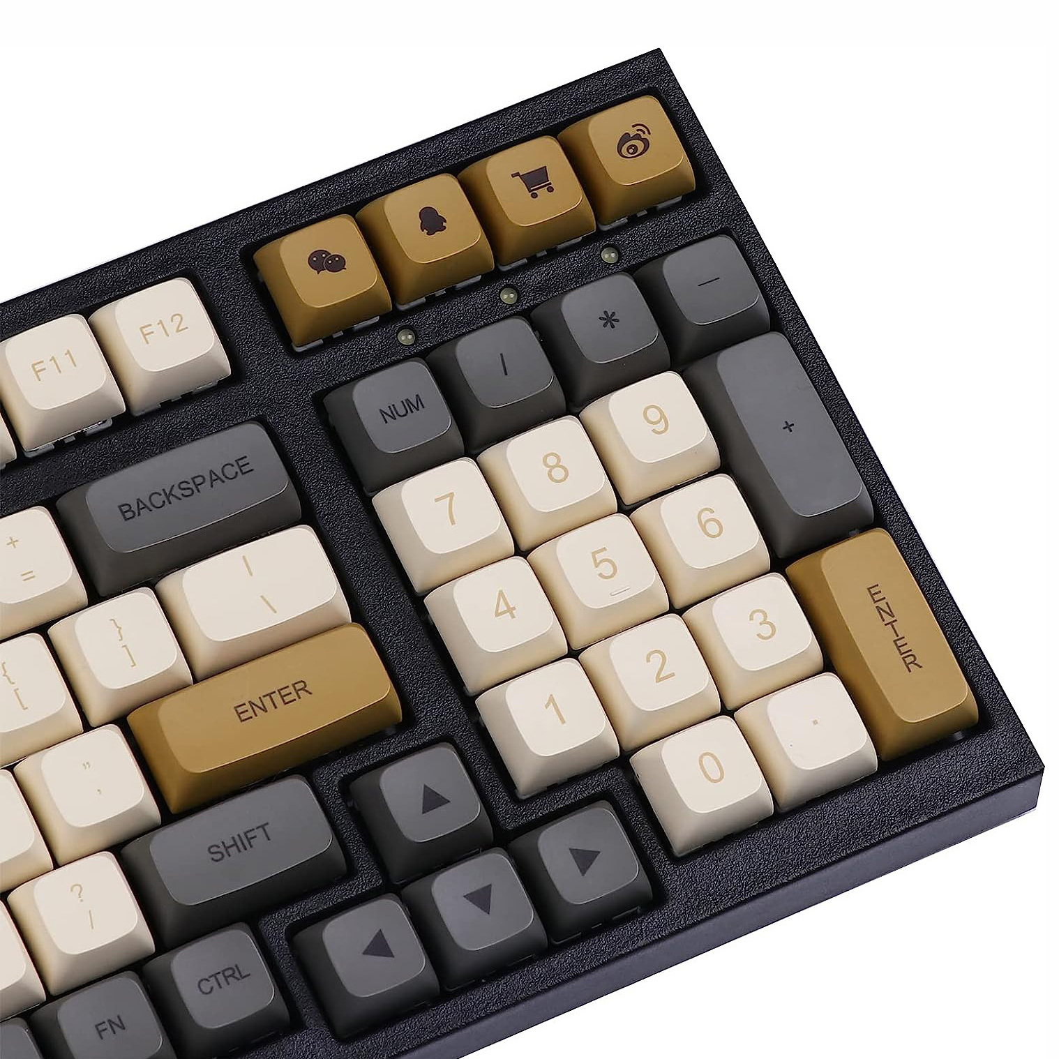 Hot Sale 130 Keys Full Set Double Shot Keycap PBT Pudding Keycap Of Mechanic Keyboard