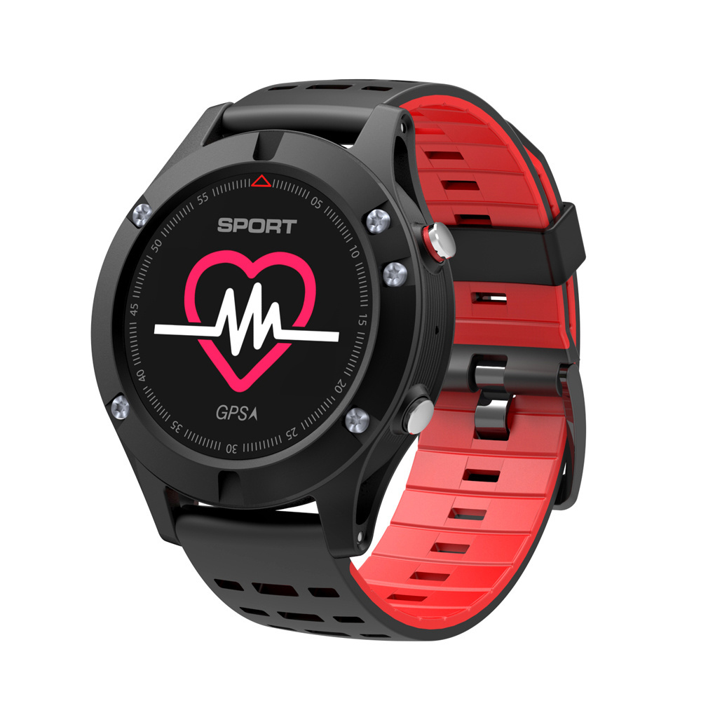 Sports Fitness No.1 F5 GPS Smartwatch, With HR Monitor Barometric Altimeter Smart Watch