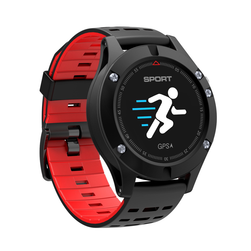 Sports Fitness No.1 F5 GPS Smartwatch, With HR Monitor Barometric Altimeter Smart Watch