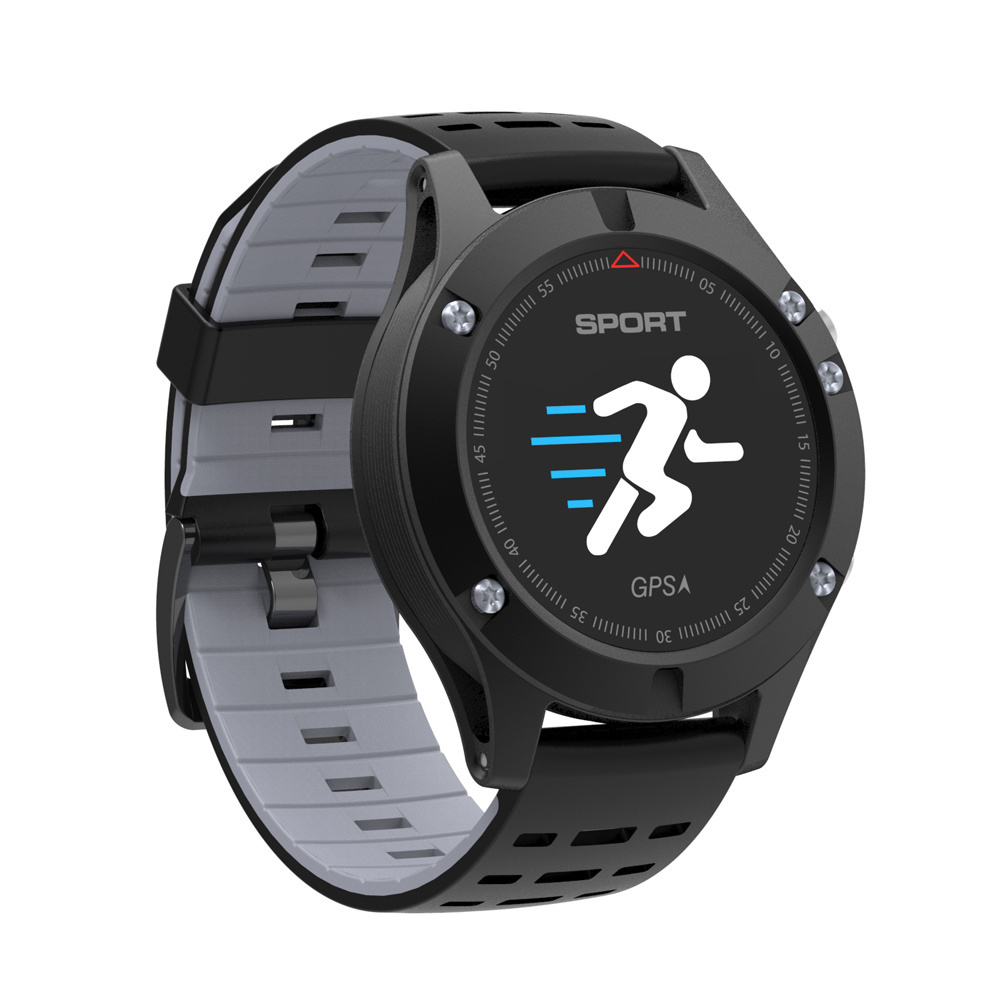 Sports Fitness No.1 F5 GPS Smartwatch, With HR Monitor Barometric Altimeter Smart Watch