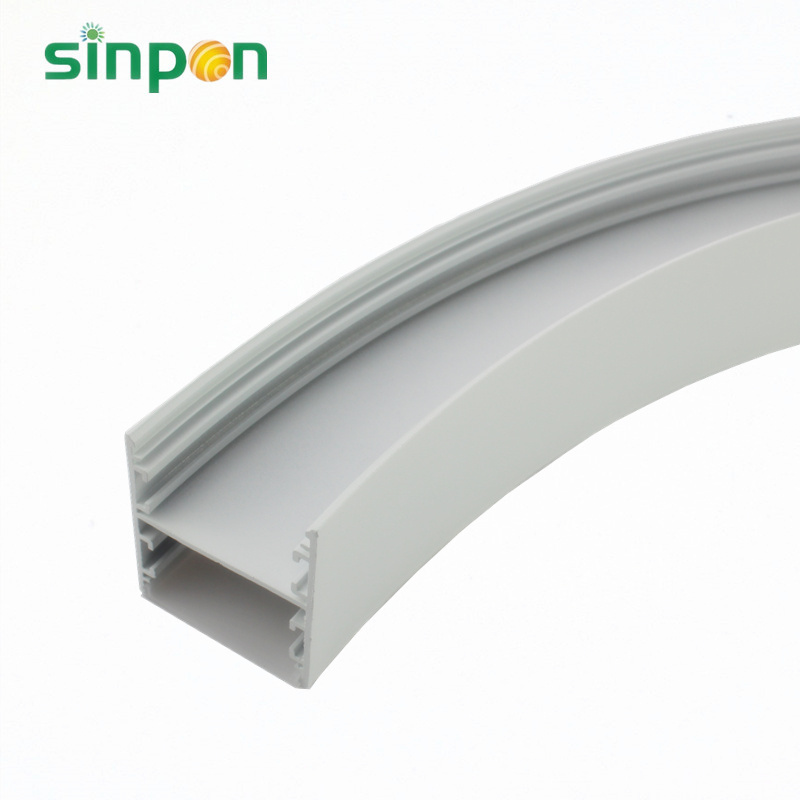 New Circular aluminium housing surface mounting channel alu profiles for led flexible strip light and led bar