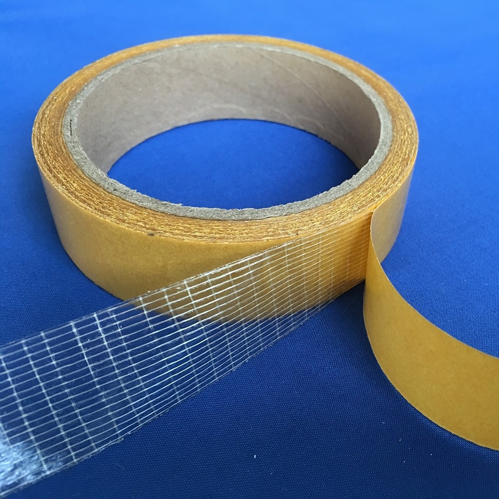 Double sided strong adhesive fiberglass reinforced filament strapping tape for strip sealing SPD-330