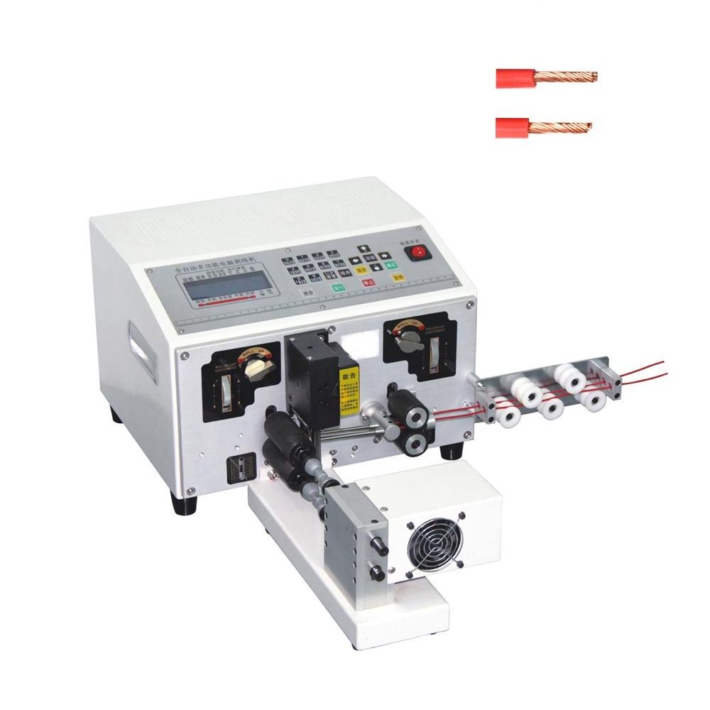 SR-320T 4sqmm automatic wire peeling cutting machine twisting device stripping data cable manufacturing Equipment Machine