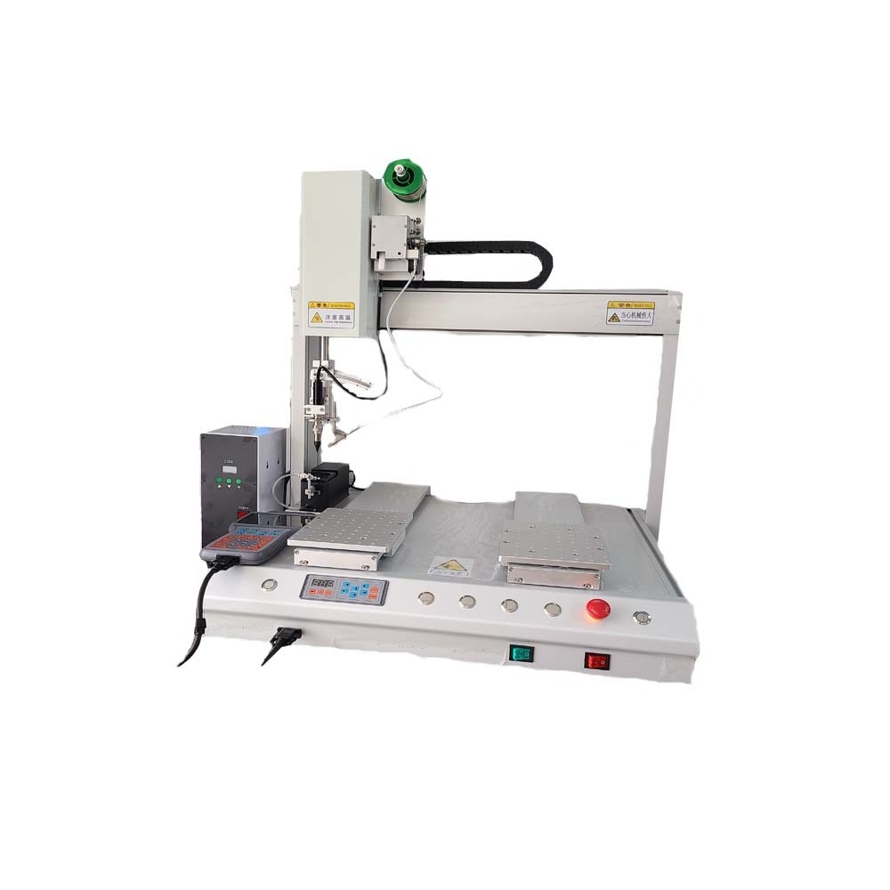 High speed automatic PCB soldering machine 4-axis Tin soldering robot machine for soldering Disinfection lamp