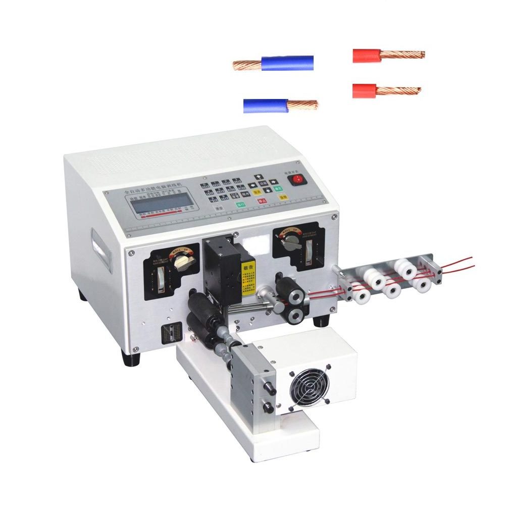 SR-320T 4sqmm automatic wire peeling cutting machine twisting device stripping data cable manufacturing Equipment Machine